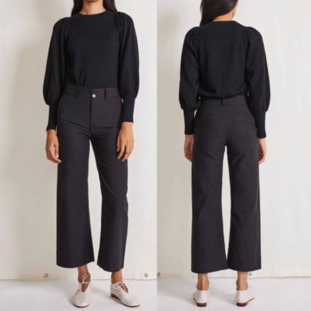 Black Apiece Apart Merida cropped pants, size 6